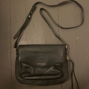 Vince Camuto Black Leather Crossbody Bag - Like New Condition!!